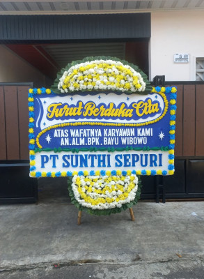 Papan Bunga Duka di Barito Selatan