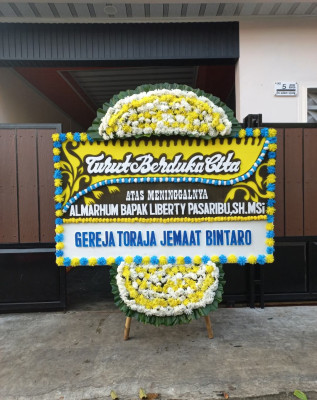 Papan Bunga Duka di Barito Selatan